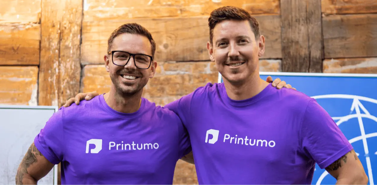 Frederik och Jacob, grundarna av Printumo