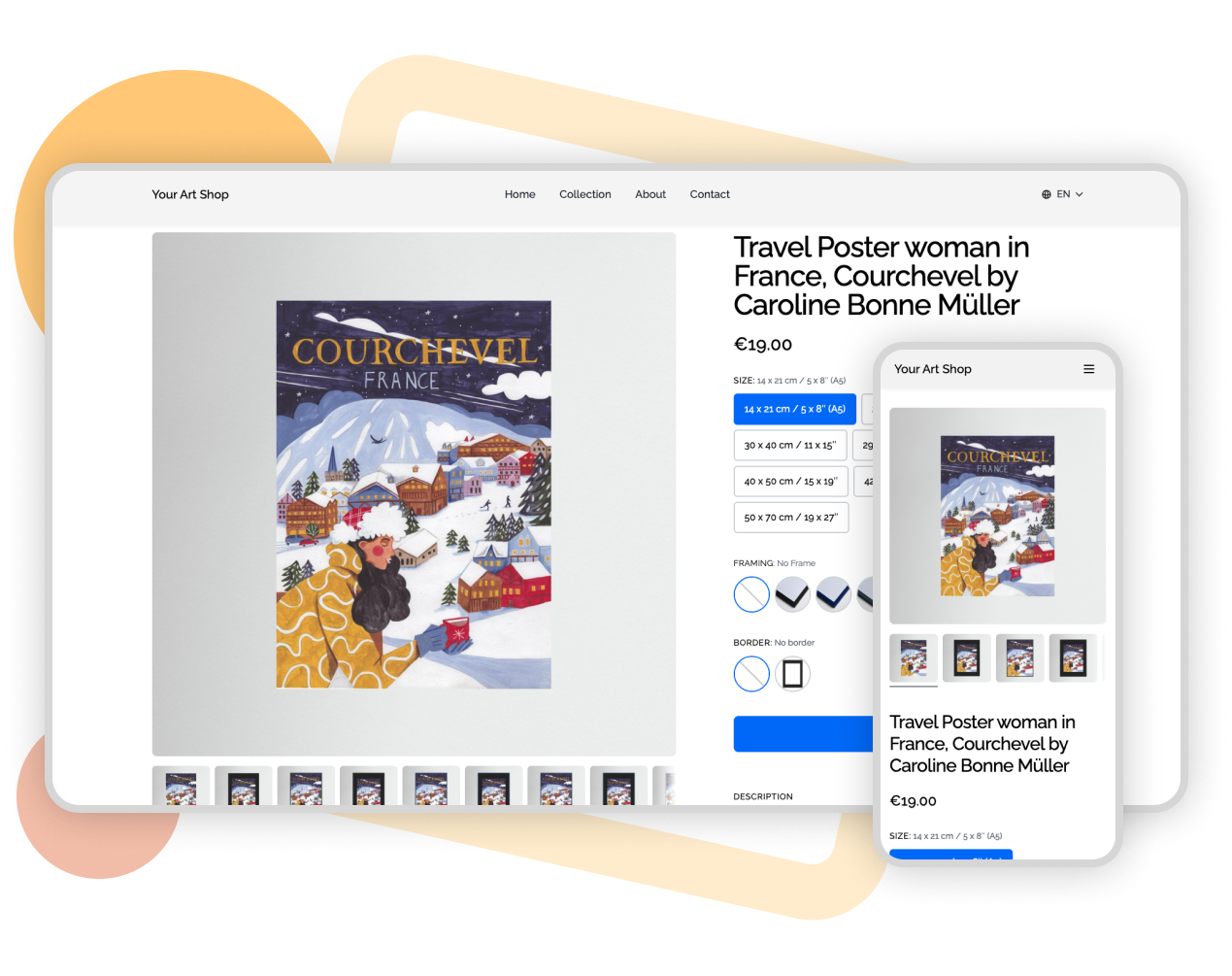 Shop works on all devices